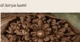 Intricate Floral Wall Relief Carving