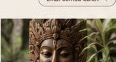 Expressive Balinese Deity Wall Plaque