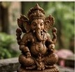 Lord Ganesha Wood Statue