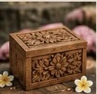 Hand-Carved Keepsake Box