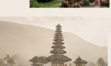 Balinese Temple Ulun Danu Silhouette